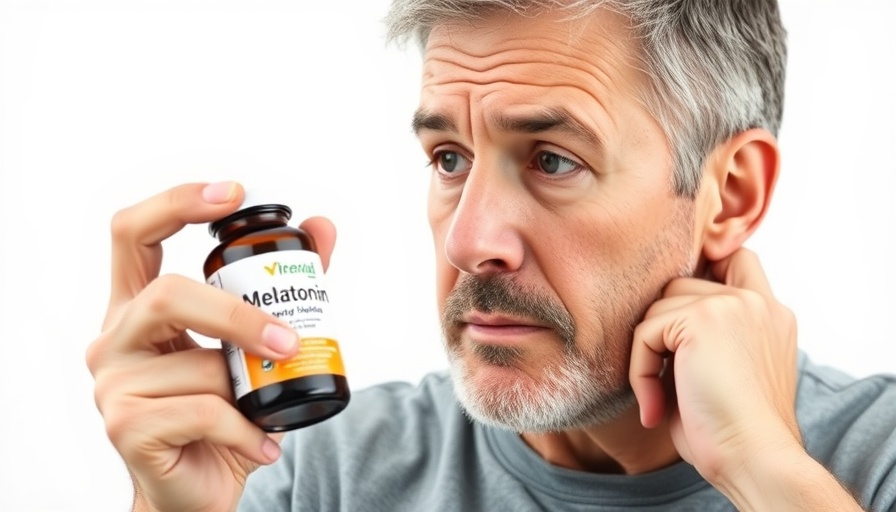 Contemplative man considers melatonin use for better sleep seniors.