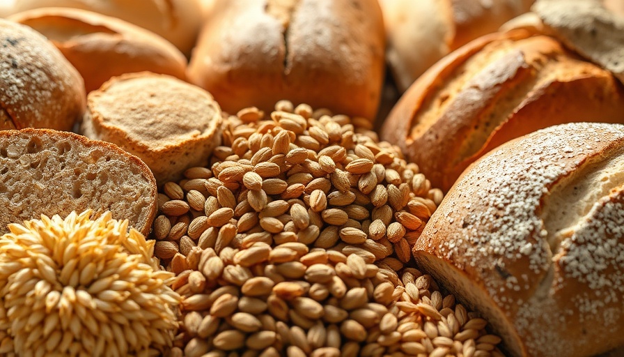 Artisanal breads and grains showcasing carbohydrates in diets.