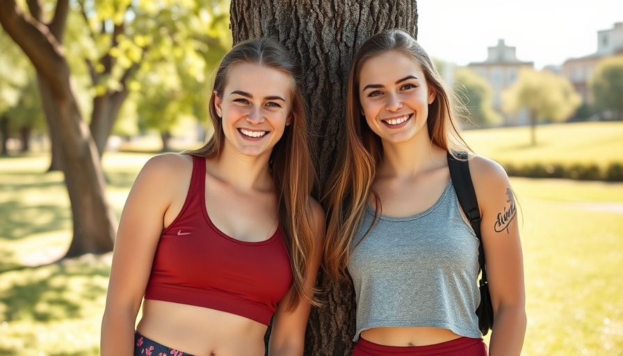 Two women in a park, promoting 5 surprising health tips.