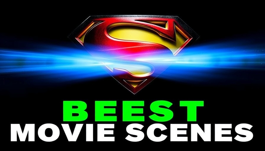 Best Scenes in Every Superman Movie logo with Superman emblem.