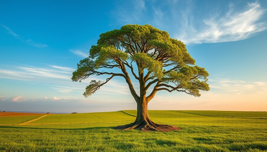 Majestic tree symbolizing that Earth is worth fighting for.