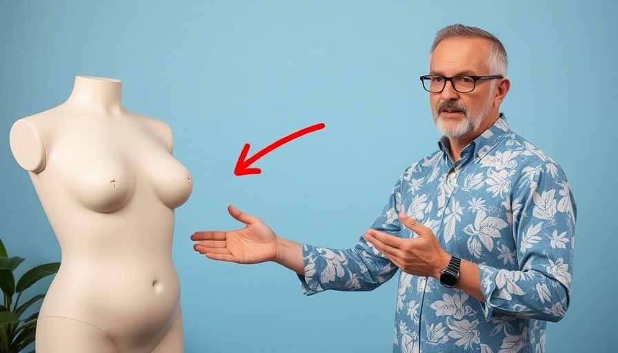 Expert explains uterine health tips using mannequin in studio.