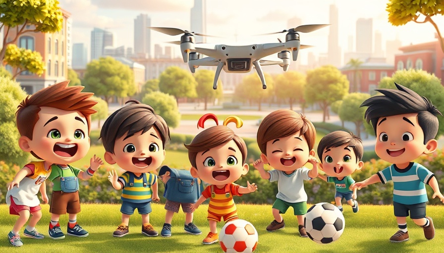 Animated kids playing and exploring, ideal for free AI tools for storytelling.
