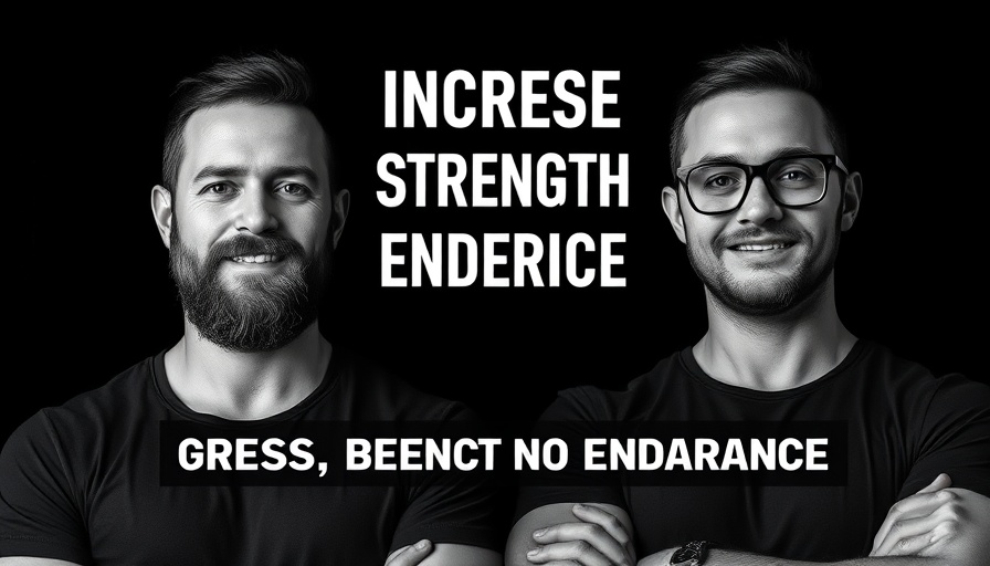 Increase Strength & Endurance with Cooling Protocols text with two men.