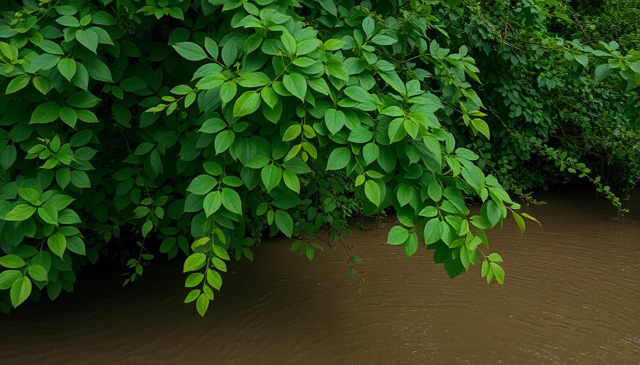 Dayton Ohio news: Overgrown creek bank in Jackson Township.