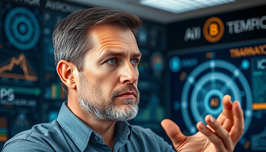AI Risk Management Framework concept explained by a man in a tech setting.
