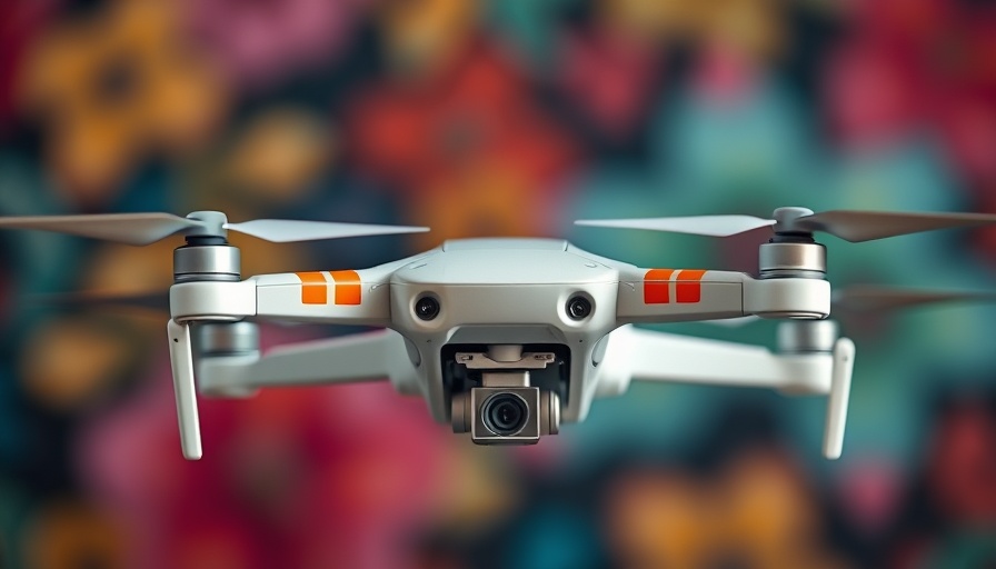360° drone technology: sleek white drone hovering in focus.