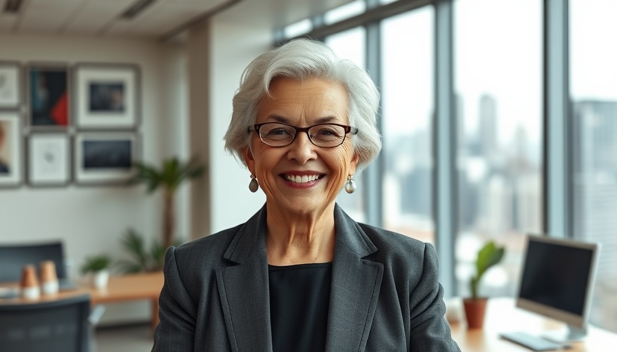 Senior woman in business attire, representing Social Security Increase for Seniors.