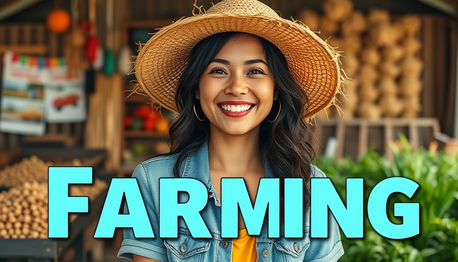 Steps in goat milk processing promotional image with smiling woman.
