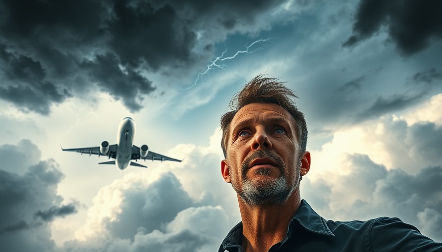 How QQQX Survived the 2008 GFC with jet in stormy sky.