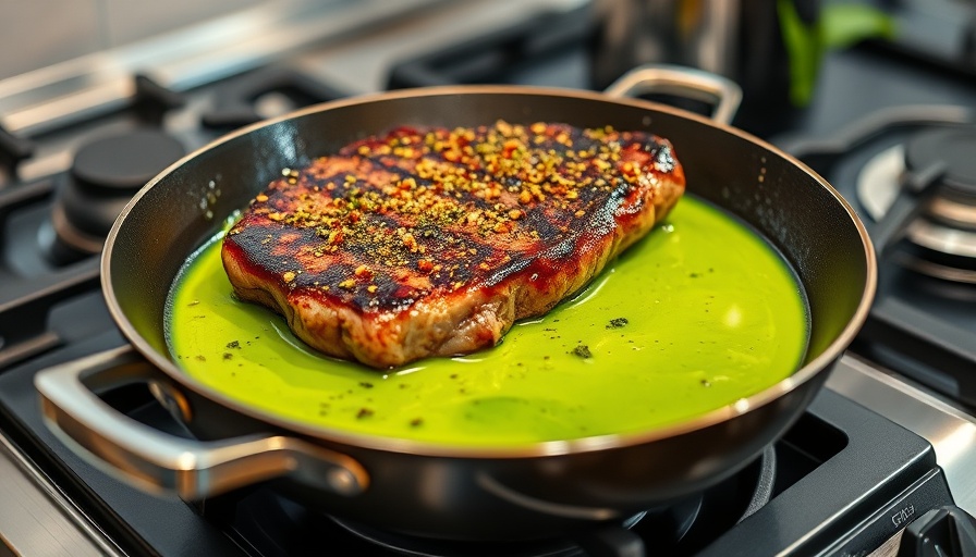 Steak in green sauce highlights forever chemicals in wild game.