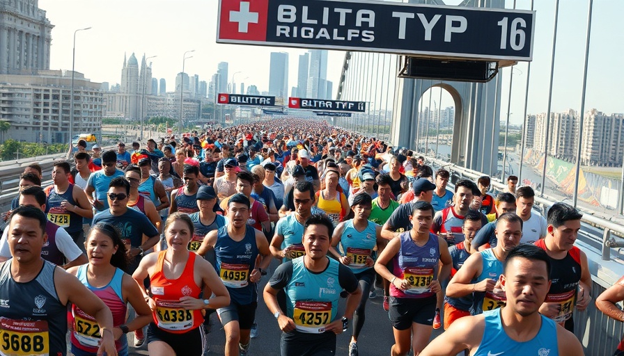 Marathon showcasing American participation in outdoor recreation.