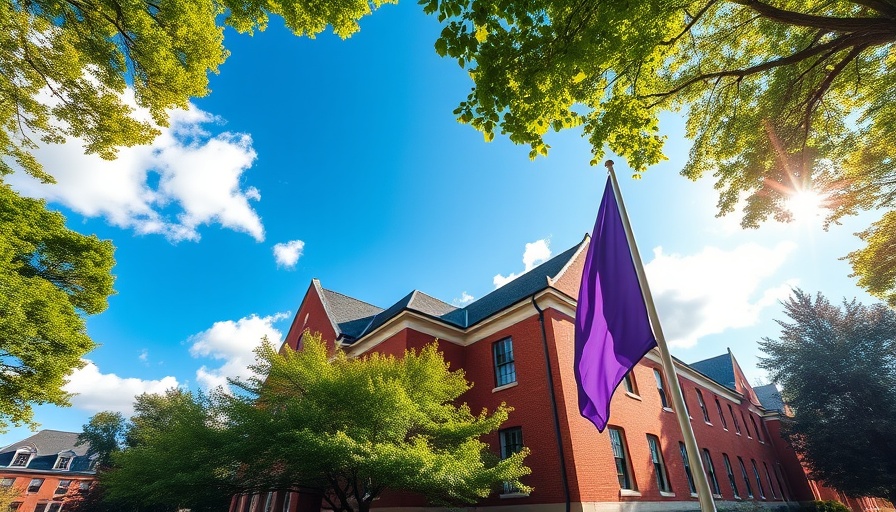Agnes Scott College under renovation with sustainability focus on a sunny day.