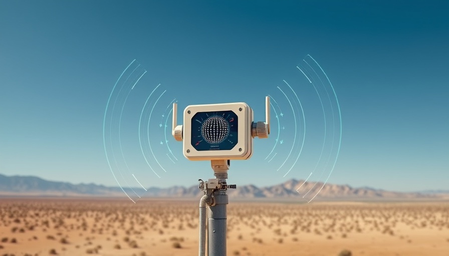 High-tech device achieving fiber speeds without the fiber in a desert.