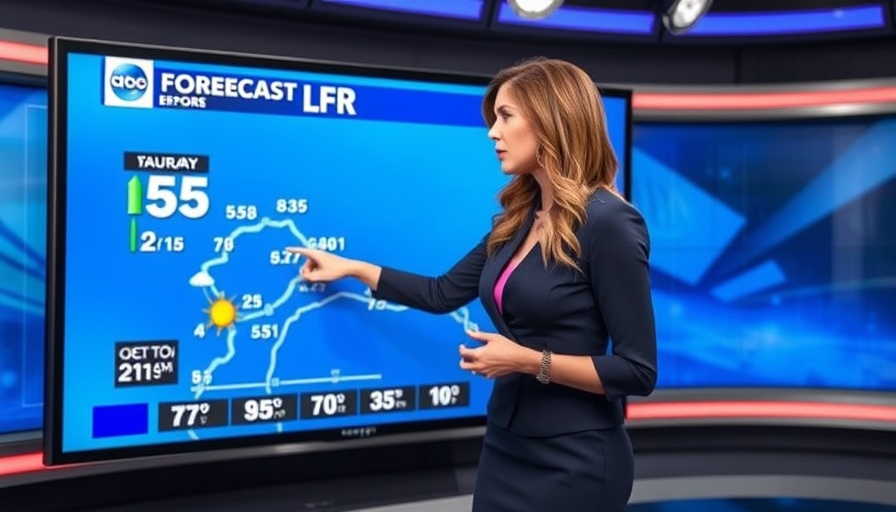 Local Ohio news weather forecast presentation by meteorologist.