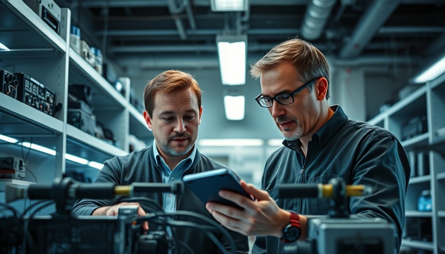 Technology experts discussing Nokia's 6G technology in a lab.