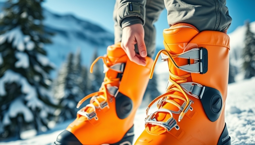 Best Ski Boots of 2025 being secured by a skier in snow.