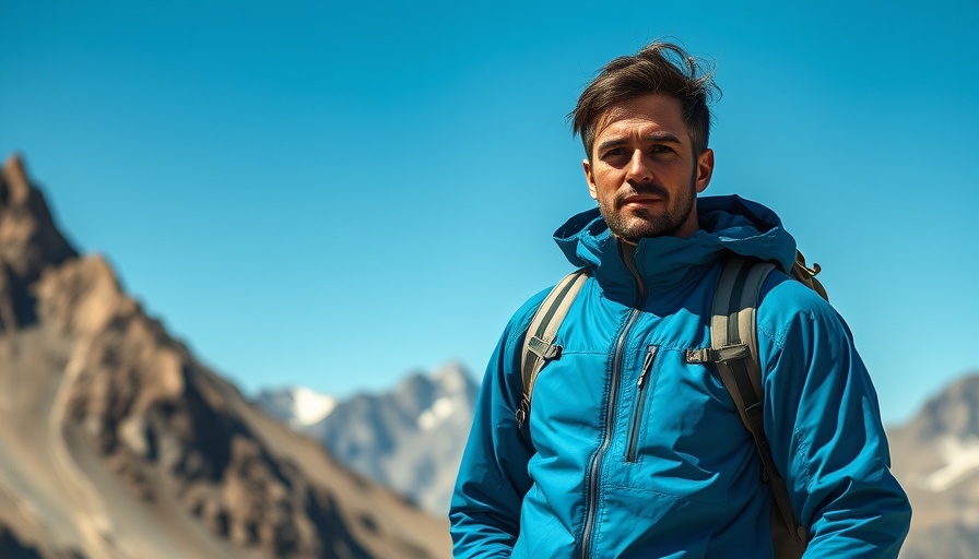 Best ultralight hiking jacket in 2025 worn by a hiker in the mountains.
