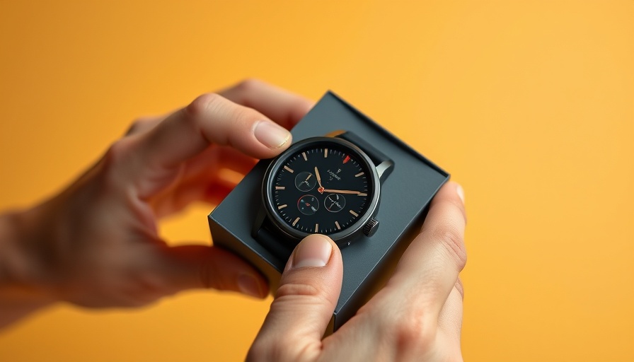 Apple Watch Alternative: Unboxing sleek black smartwatch.