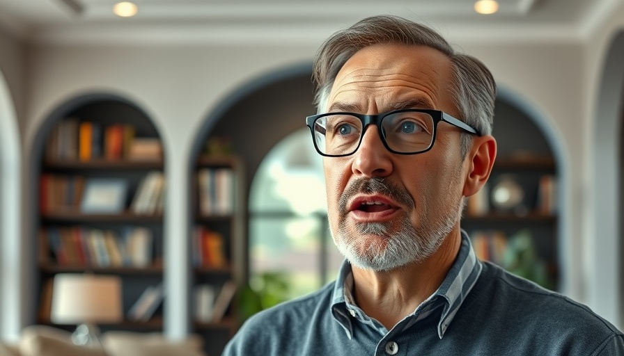 Eat Healthy to Remove Toxins from the Body: Man speaking in modern interior.
