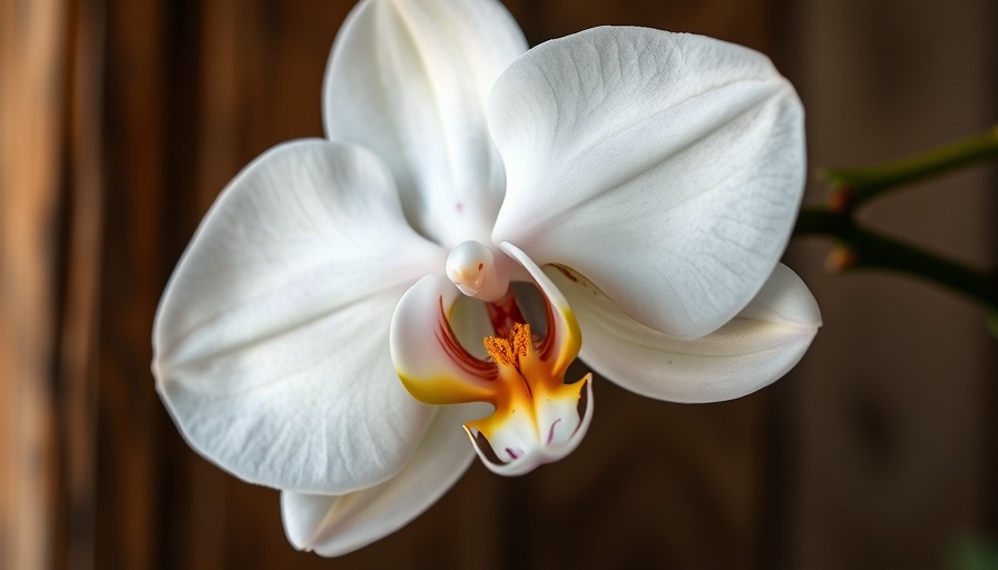 Close-up of Holy Ghost Orchid showcasing its detailed beauty.
