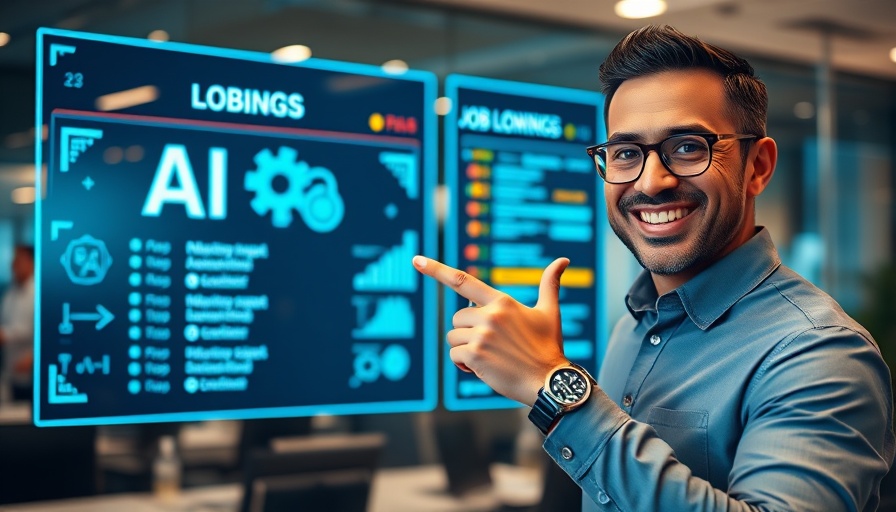 AI Jobs Demand Growth: Man highlighting AI job openings.