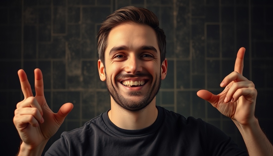 AI SEO concept shift from traditional SEO to AEO with a smiling man.