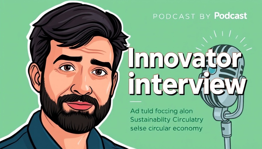 Tom Szaky discusses circular economy on Earth911 podcast poster.