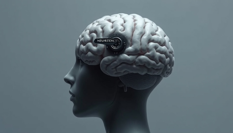 Futuristic brain implant concept showcasing technological advancement in 2026.