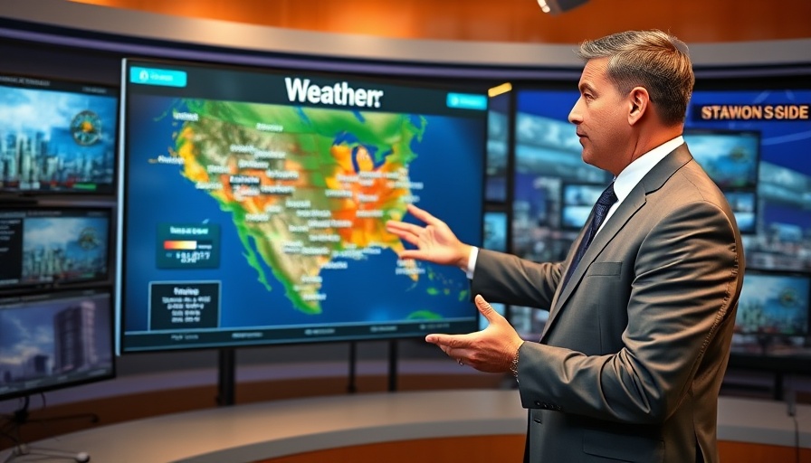 Miami Valley weather forecast presented by meteorologist in newsroom