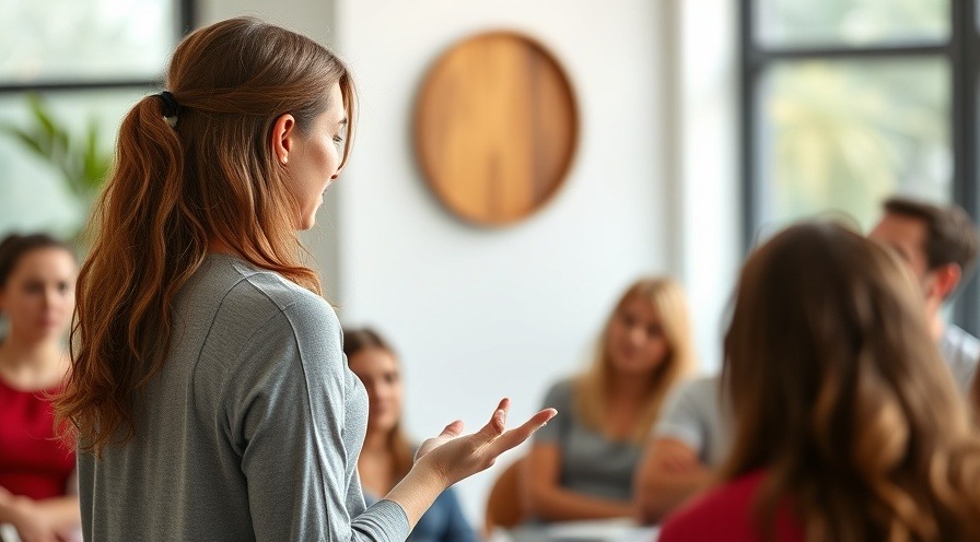 Young woman sharing tips on plant-based nutrition for a healthy vegan diet.