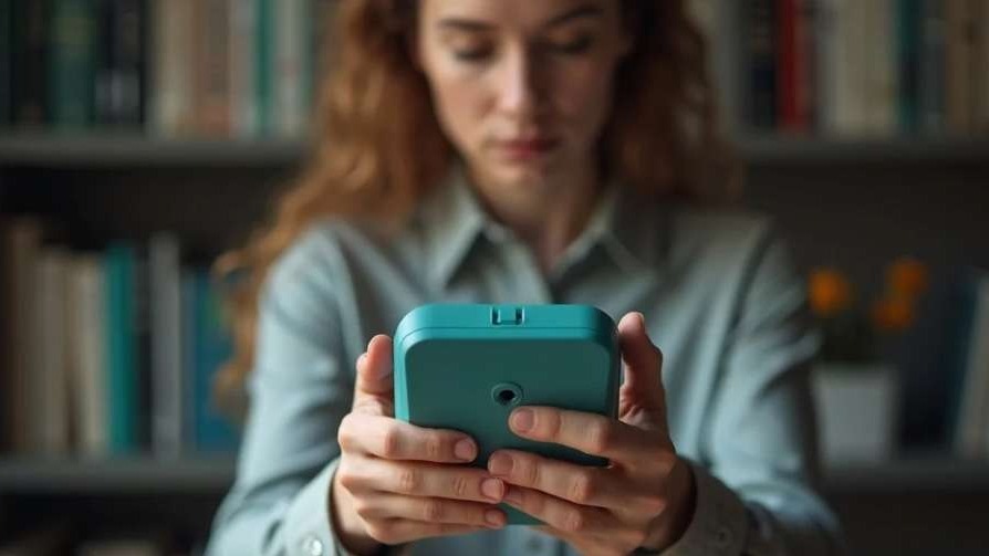 Distressed by the content on her cell phone