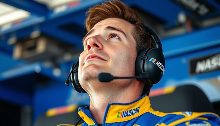 NASCAR crew member at race command, NASCAR Tribute to Dr. Jerry Petty