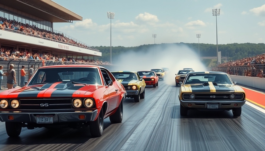 NHRA Charlotte 4-Wide Nationals drag racing excitement.