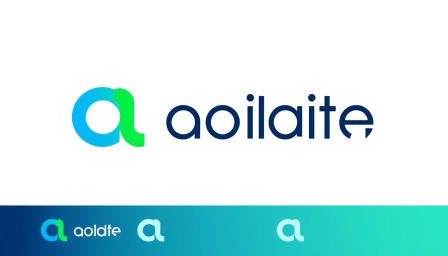 Modern logo of anacove with blue and green design.