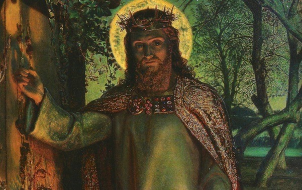Light of the World, by Holman Hunt (part). Christ stands at the door.