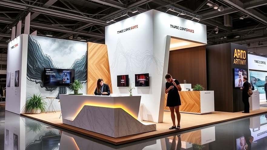 Innovative custom exhibition stands showcasing female entrepreneurs boosting business visibility.