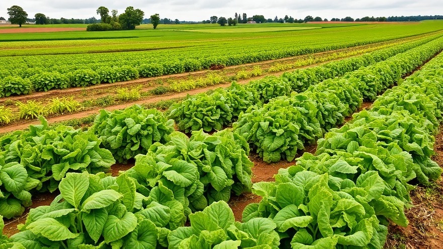 Vibrant beautiful farmland vegetables ready for harvest