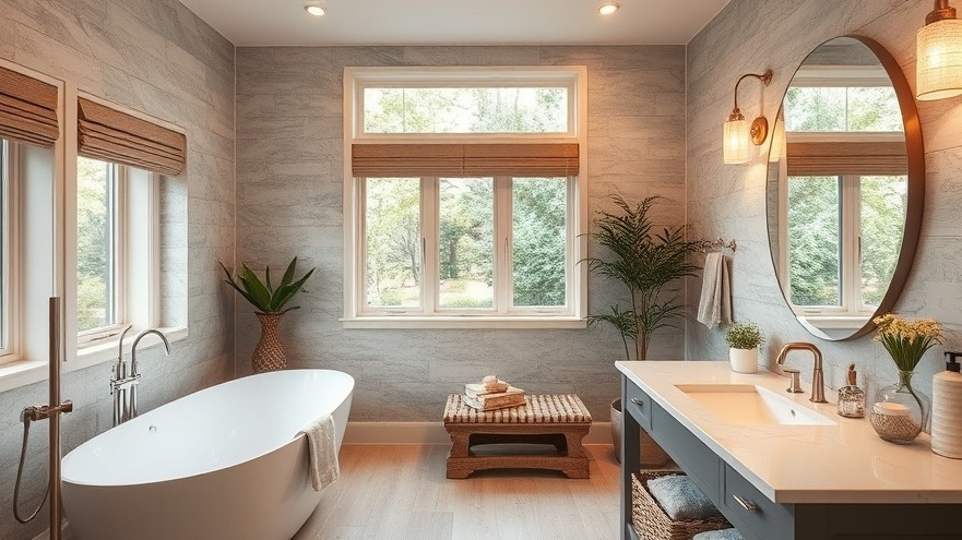 Relaxing modern bathroom renovation