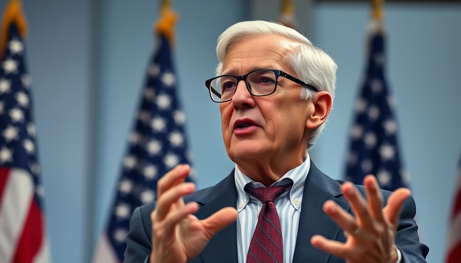 Official discusses mortgage rates easing at a press conference.