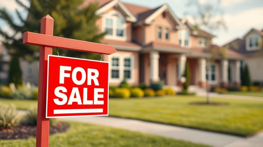 For sale sign in front of luxury house for Rocket Mortgage Loan Limit Increase.