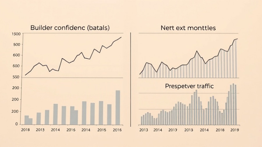 Line graphs showing housing market demand trends over time with various metrics.