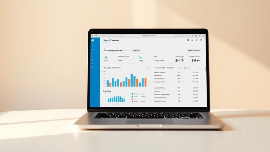 Compass Buyer Demand Tool interface displayed on laptop.