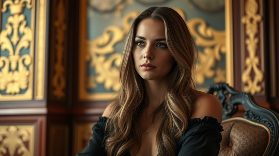 Elegant woman seated in ornate room, related to Letitia James fraud case.