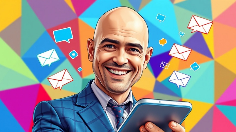 Digital illustration of social media strategies for agents with icons.