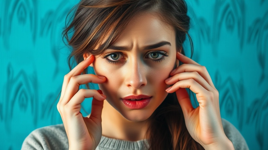 Overcoming call anxiety in real estate: concerned woman on phone.