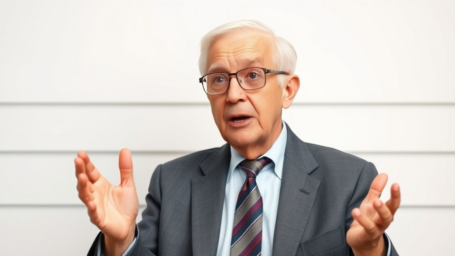 Elderly man speaking passionately, Zillow Under Siege theme.