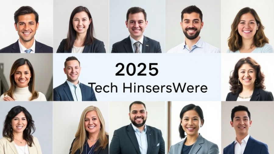 2025 HousingWire Tech Trendsetters winners collage, diverse professionals.