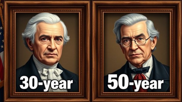 50-Year Mortgage Proposal with historical leaders.