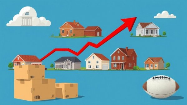 Kansas City housing market trends in 2025: houses, graph, boxes.